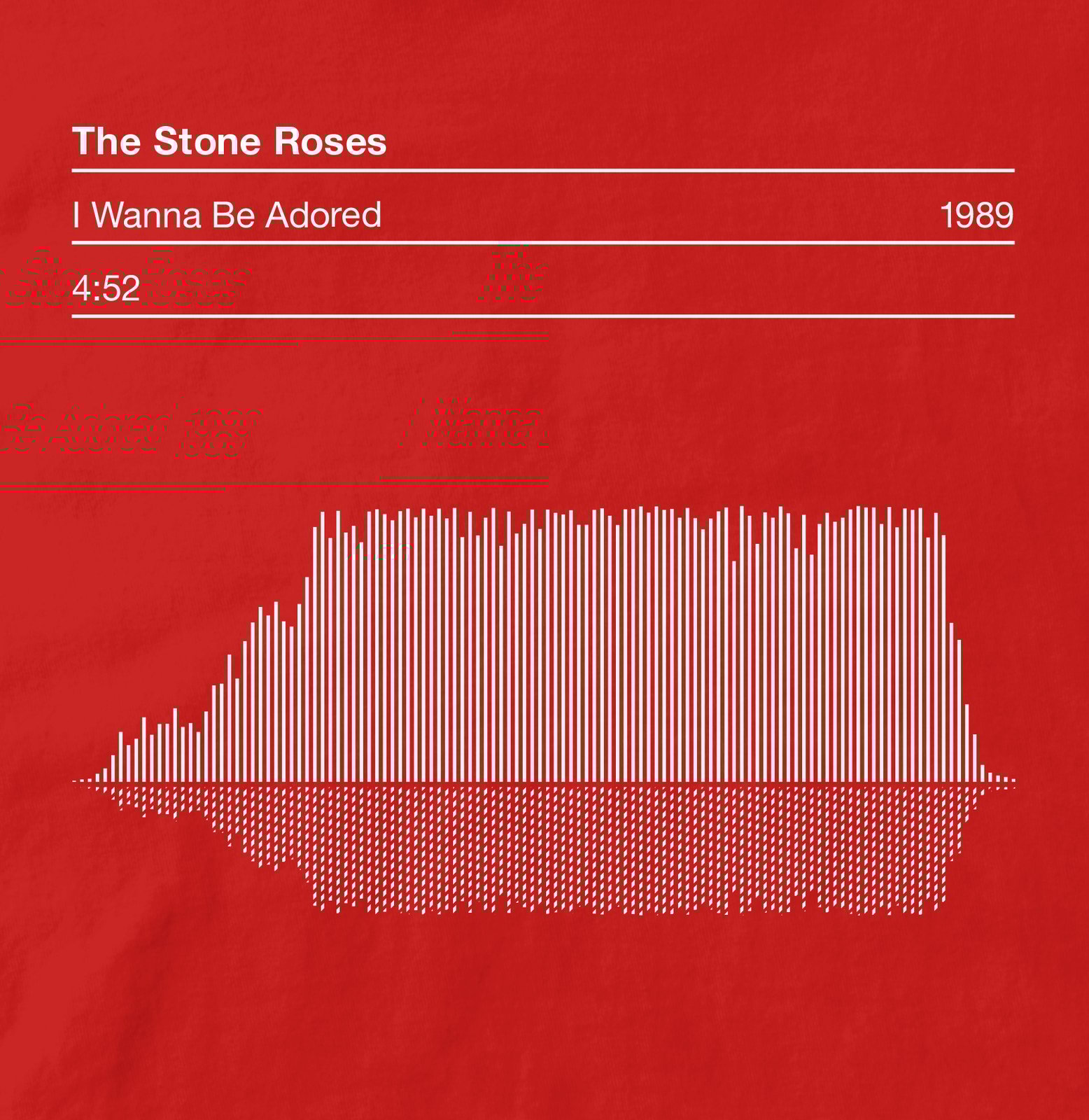 The Stone Roses I Wanna Be Adored T Shirt | Serigrafica7585